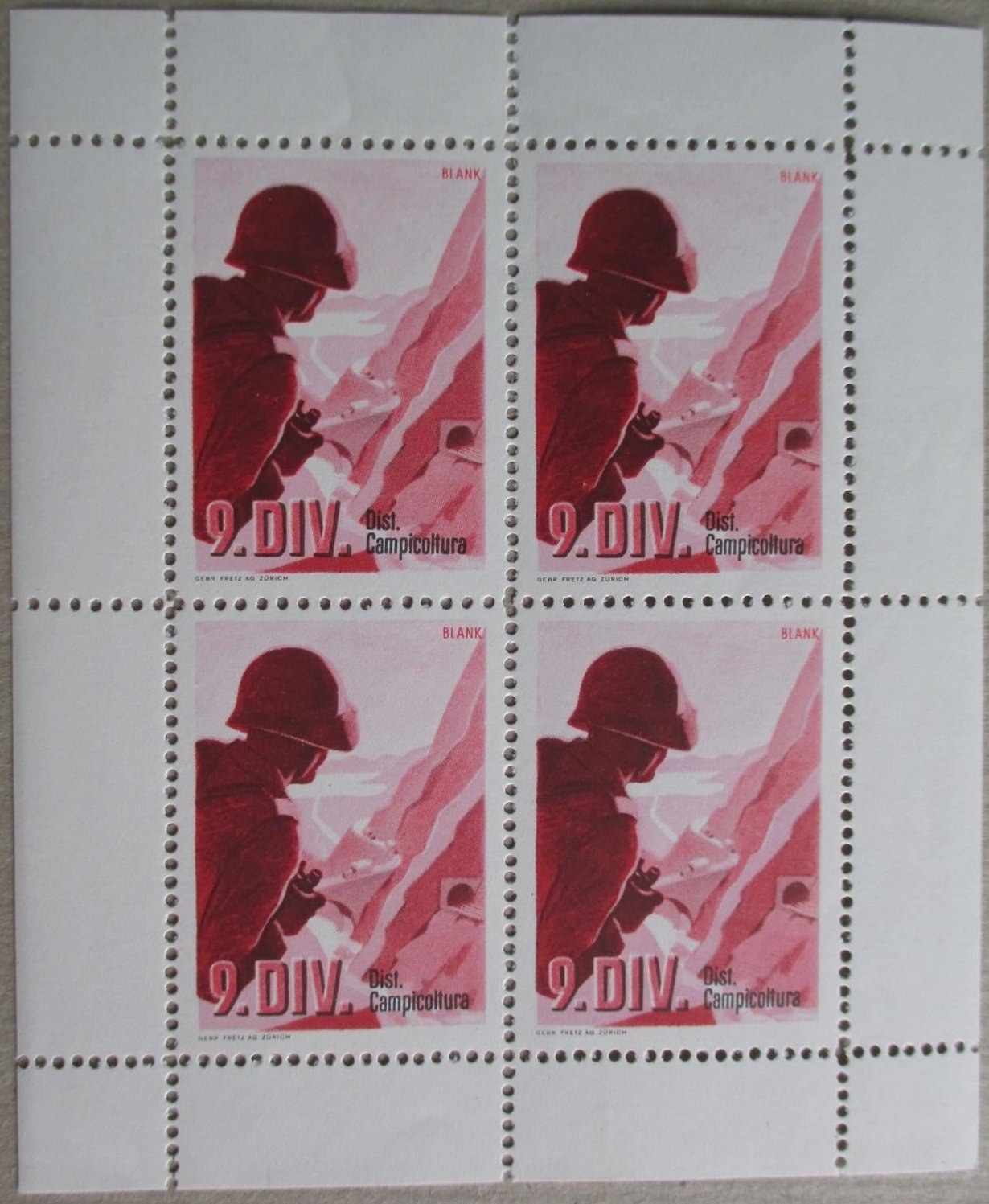 Schweiz Suisse Switzerland Soldatenmarken Eisenbahn Soldier Stamps Railway